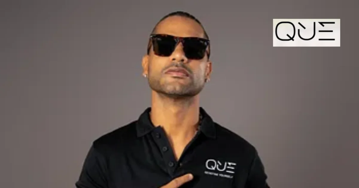 Shikhar Dhawan Becomes Investor, Partner, and Brand Ambassador for Eyewear Startup QUE