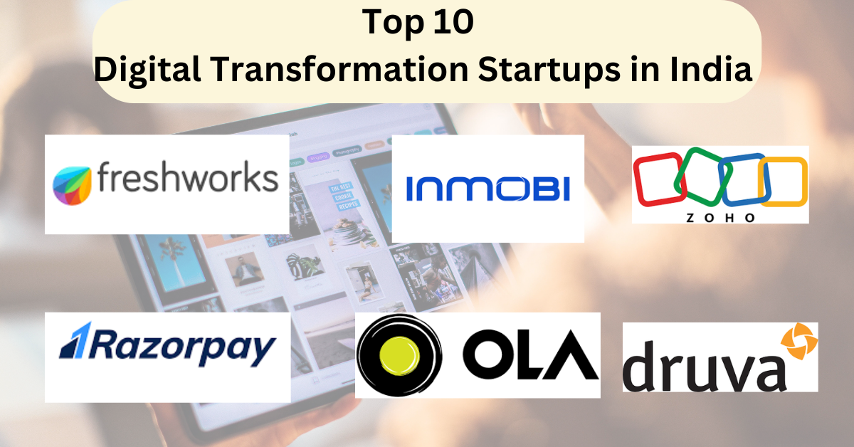 Top 10 Digital Transformation Startups in India