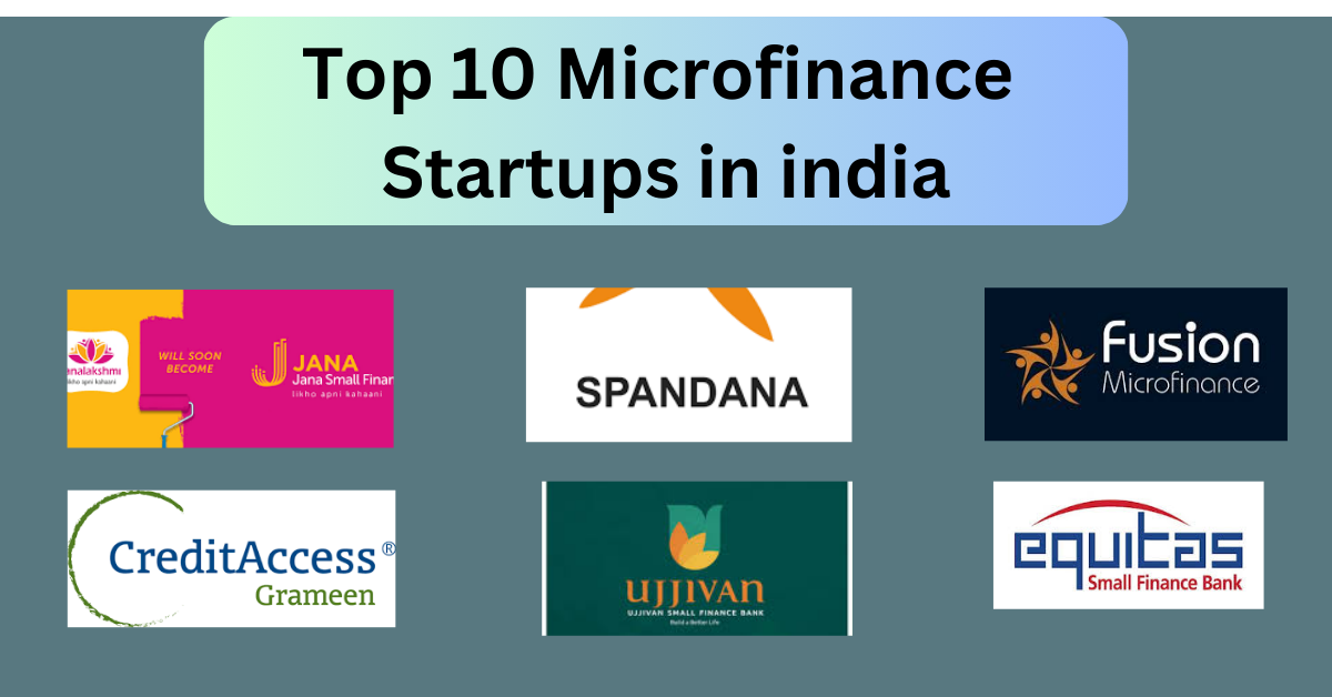 Top 10 Microfinance Startups in india