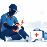 Indian cricket players training during a practice session ahead of the T20 World Cup as medical staff monitor fitness and injury updates.