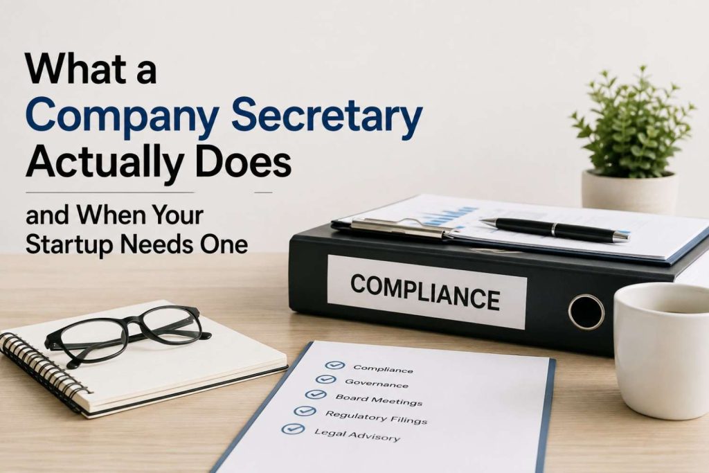What a Company Secretary Actually Does and When Your Startup Needs One